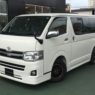 トヨタ　ハイエース　ディーゼル　スーパーGL　エアロ　社外ホイー...