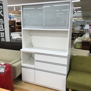 値下げ！松田家具 スライド2枚扉レンジボード【トレファク岸和田】