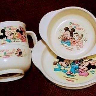 ②離乳食ベビー食器７点セット(ピジョン、レンジ対応)●の画像