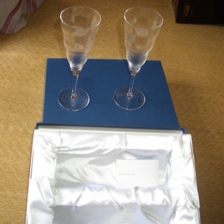グラス（２個セット）未使用品の画像