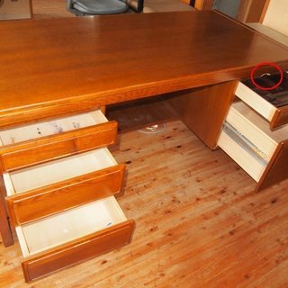 役員用両袖デスクの画像