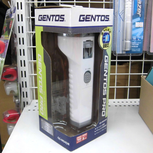 新品 懐中電灯 LEDライト 直接充電式 GENTOS ジェントス GS-M04DR 防災グッズ 札幌 西区 西野 ペイペイ対応