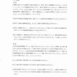 数学・経済学　オンライン指導の画像