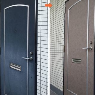 玄関ドアにダイノックシートを貼れる方募集