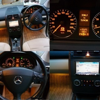 お値下げです：499000を299999へ！メルセデスベンツA170。52000㎞。ゴールド。ナビ／アルミ付。車検は2年付き！の画像