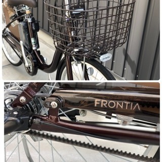 花田店閉店セール！！大特価☆新車 日本製☆ブリヂストン◆電動自転車 軽い！ベルトドライブ　フロンティア 24の画像