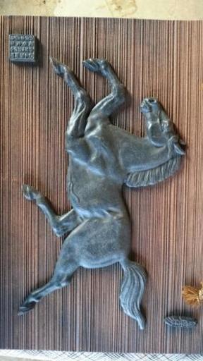 珍しい馬の置物(鉄製品) 2