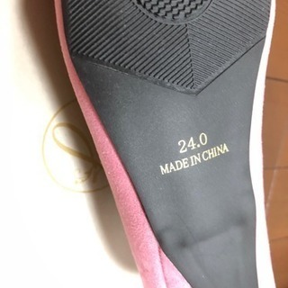未使用ヒール24cmの画像