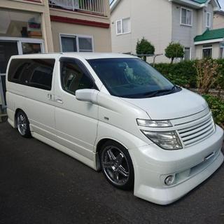 日産エルグランドフルエアロ車高調19インチ