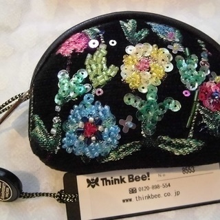 未使用！　Think Bee! （シンクビー！）①　フラージェビーズ　ミニポーチ ＋おまけバック4点（非売品）（投稿管理番号：10）の画像