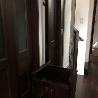 【2月中に廃棄予定】ローズウッド製の鏡台