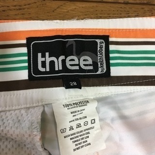 週末最終値下げ ほぼ新品 サーフパンツ ボード TEN-80 タグなし threeの画像