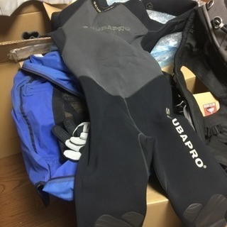 【ジャンク】ダイビングギアセット 無料であげますの画像