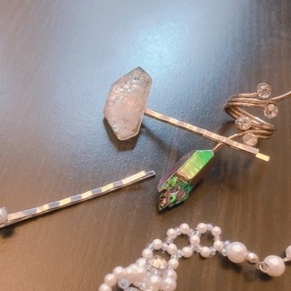 ネックレス、指輪、ヘアピン　セットの画像