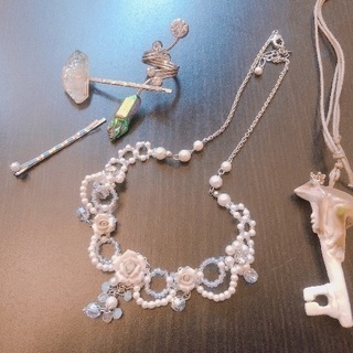 ネックレス、指輪、ヘアピン　セット