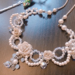 ネックレス、指輪、ヘアピン　セットの画像
