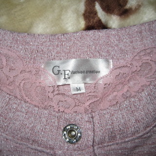 ★　G.F. Fashion　creation　 レディース　ニット　サイズM　★　色合いデザインが可愛いの画像