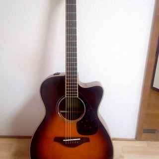 【大幅値下げしました！】YAMAHA FSX825C BS(ブラウンサンバースト) アコースティックギター 【エレアコ】【ヤマハ】【島村楽器限定】ほぼ新品！