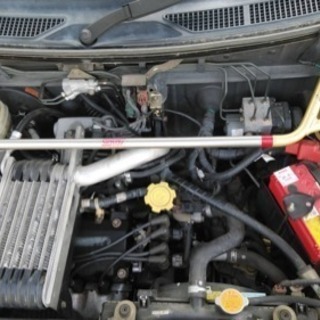 福島県発 プレオRM 4WD スーパーチャージャー 車検とスタッドレス付き！の画像