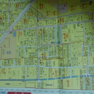 京都市中京区　住宅地図　1枚もの　朱雀第一学区・乾学区・教業学区の住宅地図　関西地図協会　平成２９年の画像