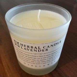 新品　MARKS&WEBのハーバルキャンドル