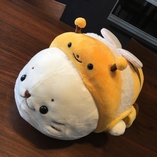 美品【マザーガーデン しろたん ハチに変身 抱きぐるみ 抱き枕 ぬいぐるみ】の画像