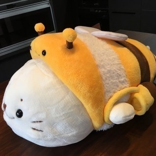 美品【マザーガーデン しろたん ハチに変身 抱きぐるみ 抱き枕 ぬいぐるみ】の画像