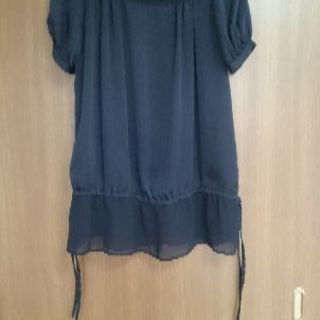 black チュニックブラウス