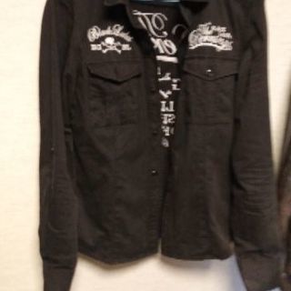 スカル刺繍ジャッ