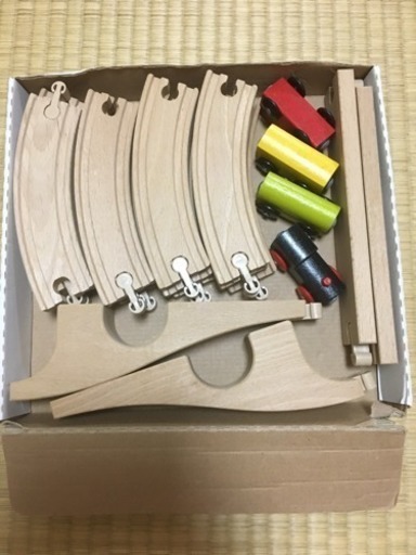 IKEA　木製レールセット【LILLABO】列車基本セット●20ピースセット　木のおもちゃ イケア