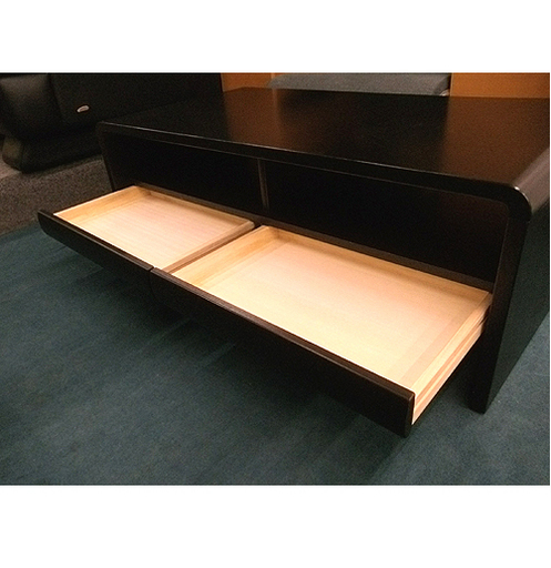 札幌 高級家具【浜本工芸 センターテーブル】幅110cm No.1100 ナラ/楢 カフェオーク/CA色 日本製 リビングテーブル 本