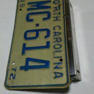 ステンレス、ナンバーステーの画像