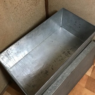 衣装箱 ブリキ 【レトロ】の画像