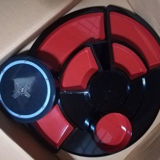 オードブル、中華、おせち料理などの盛り合わせ回転皿　　　中古品の画像