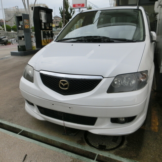 マツダ　MPV　V6　革シート　リモコンエンジンスターター　オー...