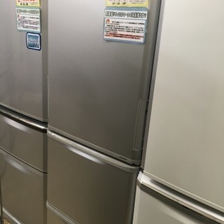 福岡 早良区 原 SHARP 350L冷蔵庫 2013年製 3ドア 両開き