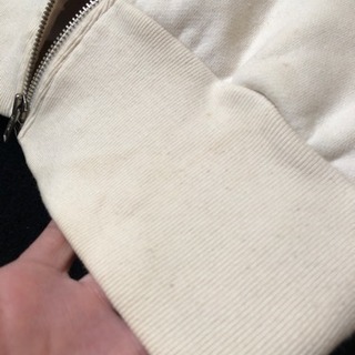 メンズ👨🏻ニット切り替えパーカーの画像