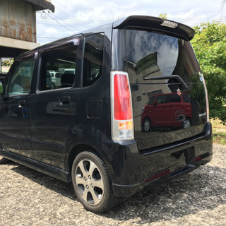 H19年式　MH22S　ワゴンR　FXリミテッド　黒　エアロ付　程度いいですよ！！の画像