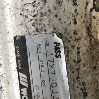 17インチ ホイールの画像