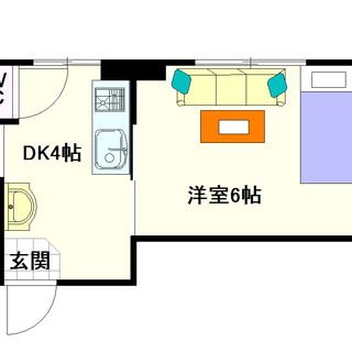 【佐々木マンション】3号タイプ！1ＤＫタイプ！古いけど安い！！！