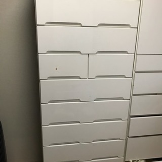 大容量タンス ホワイトの画像