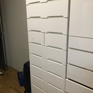 大容量タンス ホワイトの画像