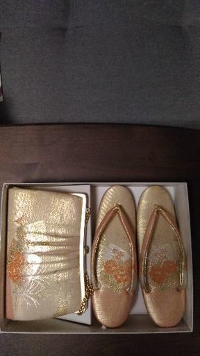 草履と和装ﾊﾞｯｸﾞのｾｯﾄ