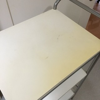 キッチンワゴン 【片側キャスター付きワゴン3段】の画像