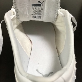 PUMA(白)レディース靴24センチの画像