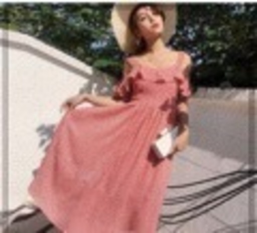 ワンピース バックリボン 新品