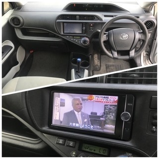 アクア 25年式 車検ほぼ2年  ナビ☆ワンセグTV付き！ 期間限定SALE！！の画像