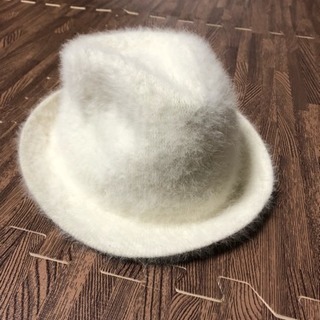 ふわふわ帽子 アンゴラ入り