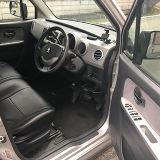 審査なし分割可能 車検2年付き 平成19年式 ワゴンRリミテッド キーレス レザーシートカバーの画像