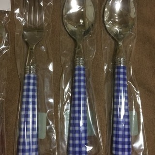 ❤︎新品フォーク&スプーン大 小 7本✋の画像